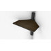 Sky Shelf Corner Shelf Wood in Reversible Cherry / Espresso