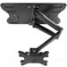 Swivel Arm Tilt Wall Mount in Black (23" - 37" Screens)