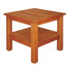 Terrace Mates Two Shelf High Square Side Table