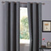 Urban Hotel Chenille with Grommets Panel in Silver