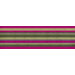 Tischl&auml;ufer "Zarah" in Pink / Oliv mit Streifen-Dekor