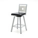 Jackson 26" Swivel Stool with Stainless Steel Backrest