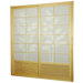 Bamboo Tree Shoji Sliding Door Kit in Natural