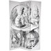 6' Tall Double Sided Alice in Wonderland Canvas Room Divider