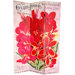 6 Feet Tall Double Sided Flower Seeds Canvas Room Divider with Three Panel