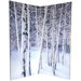 6-Feet Tall Double Sided Birch Trees Room Divider