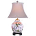 23" Porcelain Lily Melon Jar Lamp