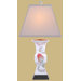 26" Porcelain Floral Vase Lamp