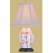 20" Porcelain Floral Jar Lamp
