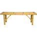 Japanese Bamboo Folding Bench