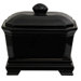 Covered Jar in Black