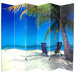 Double Sided Ocean Canvas 6 Panel Room Divider