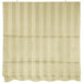 48" Striped Roman Retractable Blinds in Soft Cream