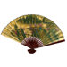 12" x 20" Mountain Landscape Wall Fan in Gold Leaf