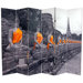 Double Sided Golden Buddhas 6 Panel Room Divider