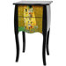 Klimt "The Kiss" 2 Drawer Cabinet in Black Lacquer