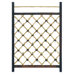 Japanese Garden Style Wood and Bamboo Fence Door