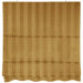 60" Striped Roman Retractable Blinds in Soft Gold