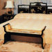 Chinese Gold Leaf Bedroom Bench