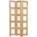 Double Sided Photo Display Room Divider in Natural