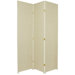 Tall Woven Fiber Room Divider in Cream