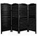 4 Feet Tall Low Venetian Screen in Black