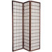 Window Pane Shoji Screen in Walnut