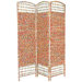 67" Recycled Magazine 3 Panel Room Divider