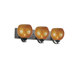 North Bay Three Light Bath Bar in Metallic Bronze