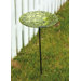Bird Bath Stake Tree of Life in Glass