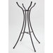 Hourglass Metal Bird Bath Stand
