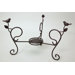 Bird Bath Stand Short with Birds