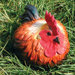 Medium Rooster Portly Statue