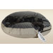 Round Pet Bed with Black Quilted Top