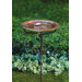 Solid Copper Birdbath