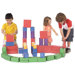 48 Piece Corrugated Super Brick Set with Many Different Shapes