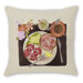 Bagel and Lox Pillow