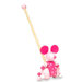 Pink Mouse Push Along