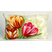 Tulips Rectangle Indoor/Outdoor Pillow in Warm