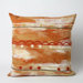Gypsy Stripe Square Pillow in Orange