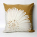 Antique Medallion Square Indoor/Outdoor Pillow in Gold