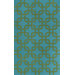 Spello Chains Aqua Outdoor Rug