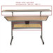 Config-u-raxx Angled Center Desk
