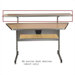 Config-u-raxx upper shelf for center desks