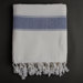 Ayrika Natural Cotton Fouta Towel in Blue