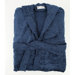 Bamboo Velour Bath Robe in Blue