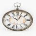 Paris Vintage Oval Clock