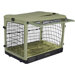 Deluxe Steel Dog Crate in Sage