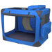 Generation II Deluxe Portable Soft Dog Crate in Blue Sky - Medium