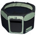 Octagon Pet Pen with Removable Top in Sage